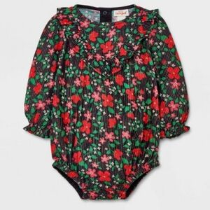 Baby Cat & Jack Long Sleeve Bubble Romper